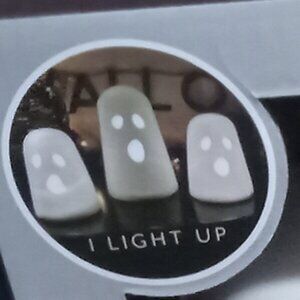 🎃 Halloween NEW BECKI OWENS Set Of 3 Led Ghosts Decor